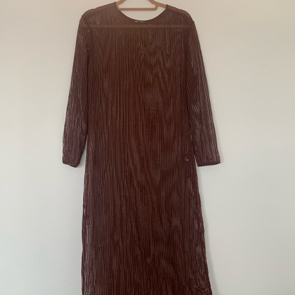 never worn Zara mesh dress.